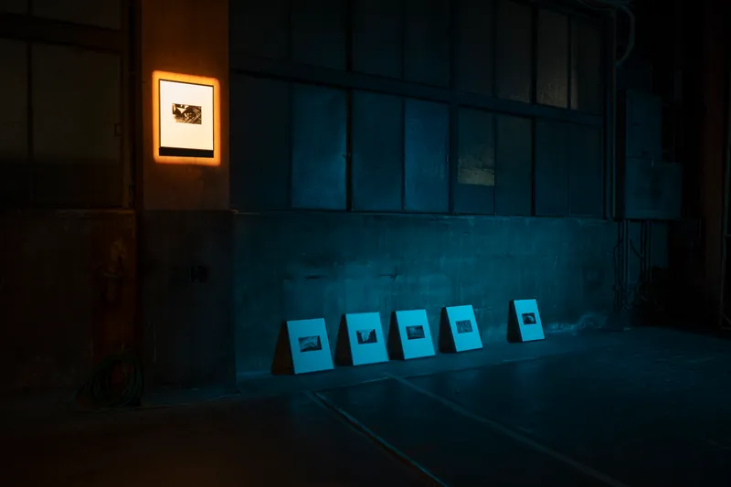 記号がまわる 展示風景 1